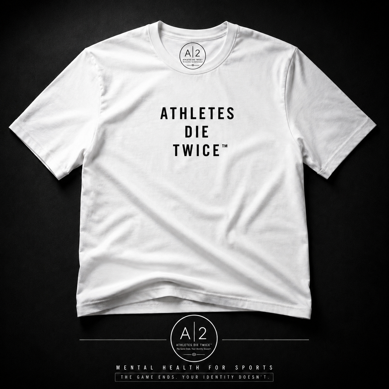Signature Tee – White, Front